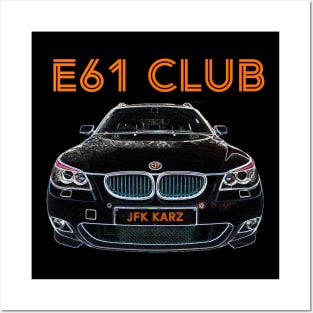 BMW 5 Series E61 Club Posters and Art